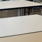 2x Kantine tafel Buromix, grijs, bouwjaar 2012
